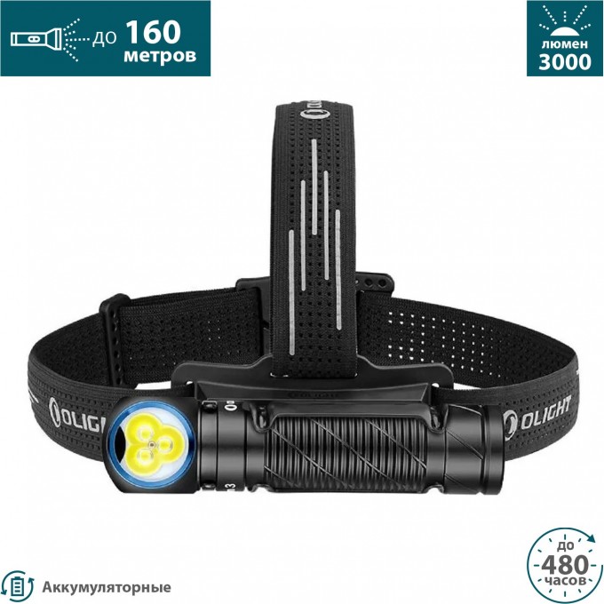 Налобный фонарь OLIGHT PERUN 3 BLACK 690193