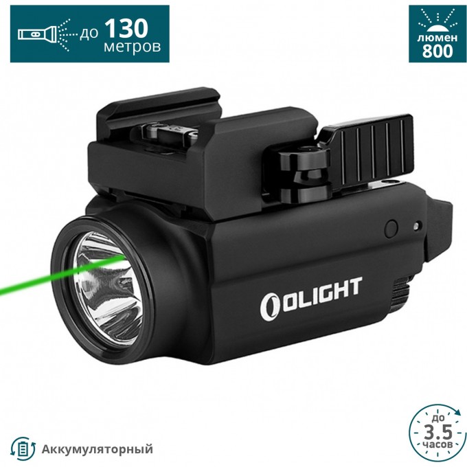 Пистолетный фонарь OLIGHT BALDR S MATTE BLACK 124128